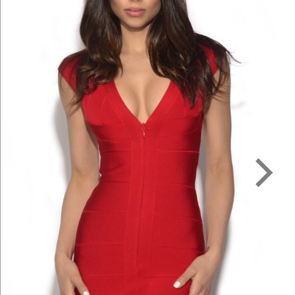 Express Red Bandage Dress
